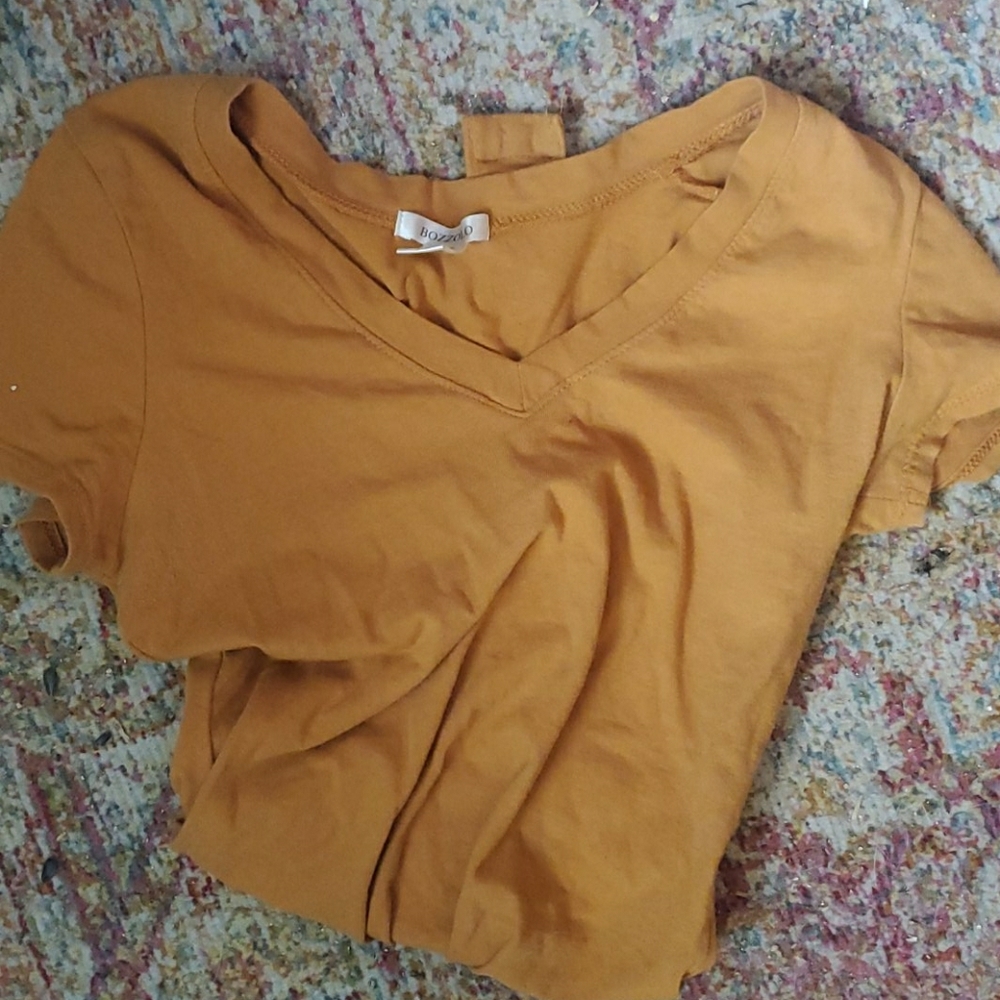 Mustard yellow body suit